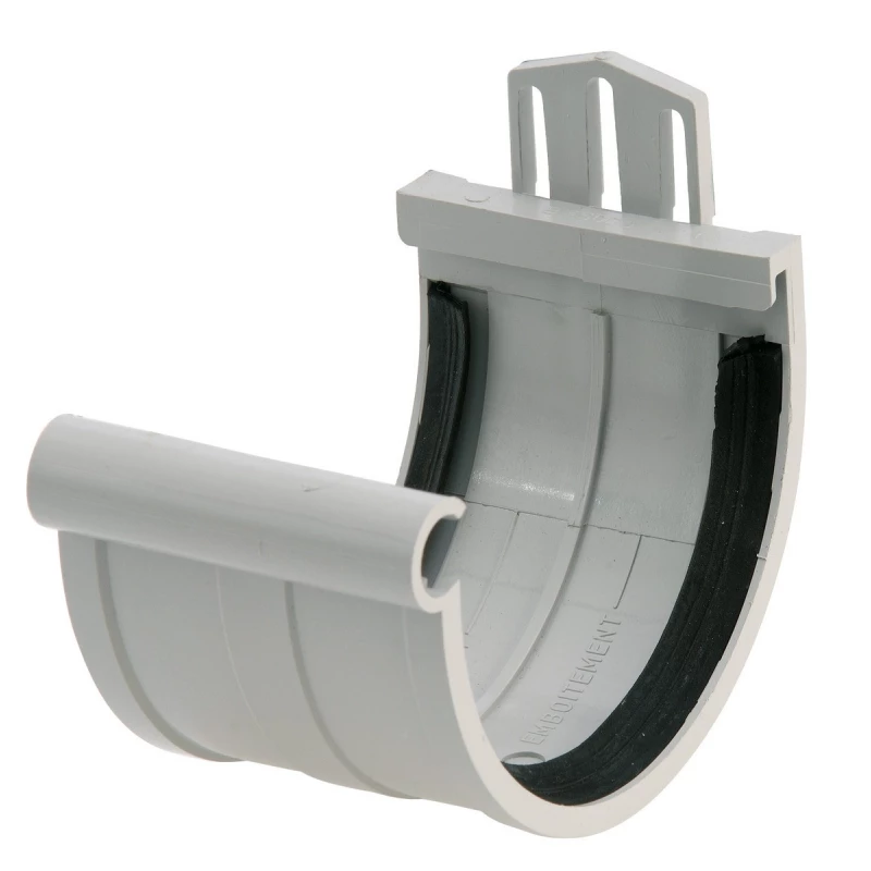 Jonction gouttiere gris