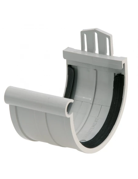 Jonction gouttiere gris