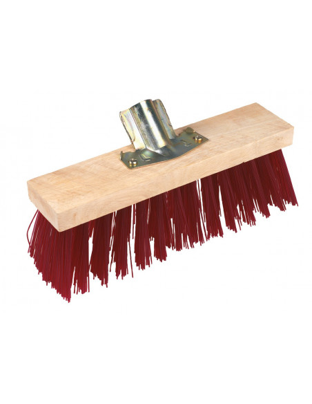 Balai Cantonais à Fibres Synthétiques Rouges - Brosserie Marchand
