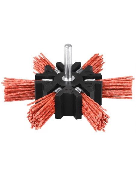 Brosse éventail nylon rouge 100 3500