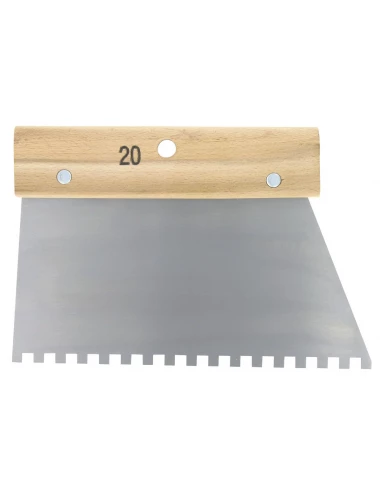 Couteau à colle 200 denture carrée pour ciment colle (6 x 6 mm)