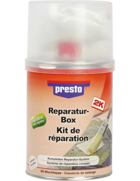 Mastic polyester set de réparation bg 1 kg