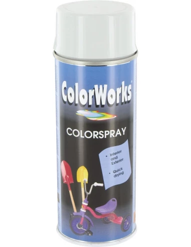 Peinture brillante aérosol 400ml gris clair