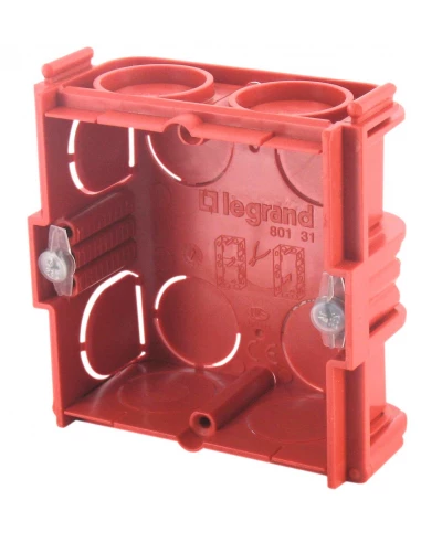 Boîte d'encastrement pour maçonnerie 1 poste carrée 30mm - LEGRAND
