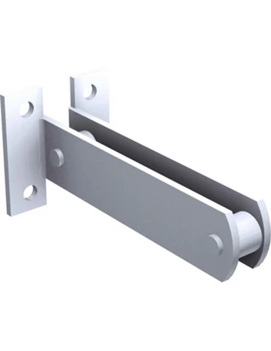 Ferrure de porte à déplacement droit pour porte de 80 kg bg patte à visser patte réglage 3536