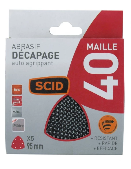 Patin delta auto-agrippant 95 mm 40 5