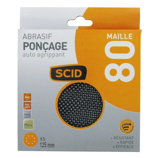 Disque auto-agrippant ø 125 mm 80 5