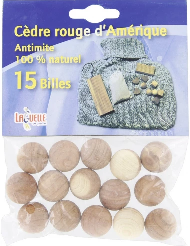 Antimite 100% naturel 15 billes