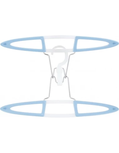 Cintre bi-matière anti-glisse pince porte-jupe antiglissant 30 1