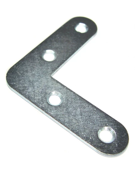 Équerre plate bouts ronds 2,5 ø fixation mm 40 x 40 x 10 dim (mm) 4 pce(s)