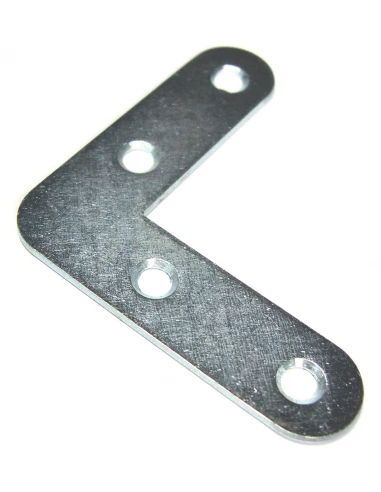 Équerre plate bouts ronds 3 ø fixation mm 60 x 60 x 10 dim (mm) 4 pce(s)