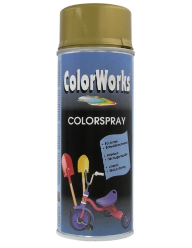 Peinture brillante or