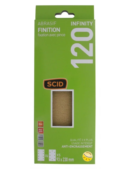 Patin fixation avec pince 93 x 230 mm 120 5