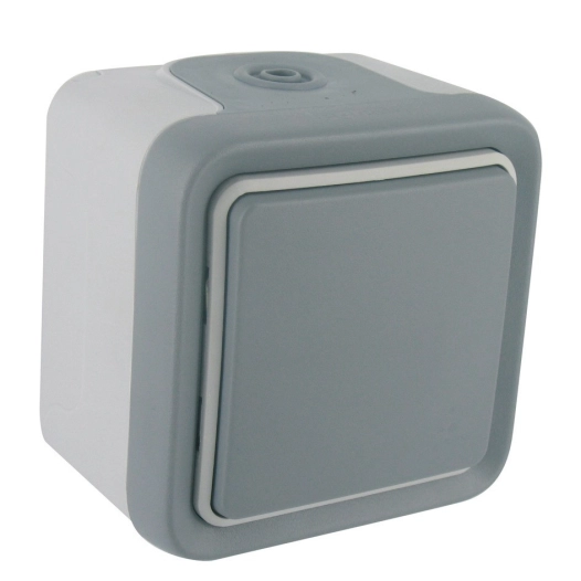 Les interrupteurs saillie simple gris