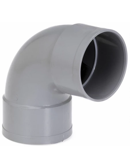 Coude PVC à 87°30 femelle/femelle 100mm