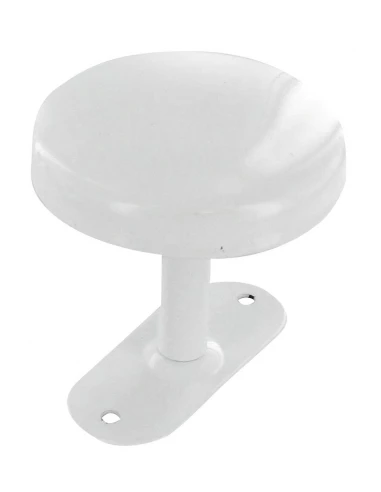 Porte-manteau métallique laqué blanc 1 tête 10,5 x 6,5 x 6,5