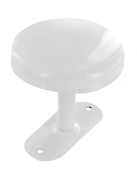 Porte-manteau métallique laqué blanc 1 tête 10,5 x 6,5 x 6,5