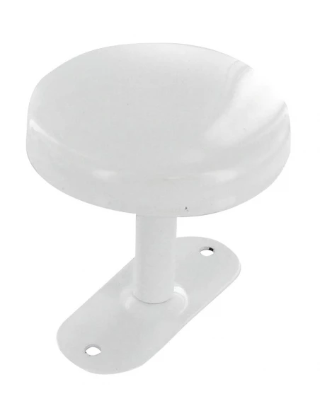 Porte-manteau métallique laqué blanc 1 tête 10,5 x 6,5 x 6,5