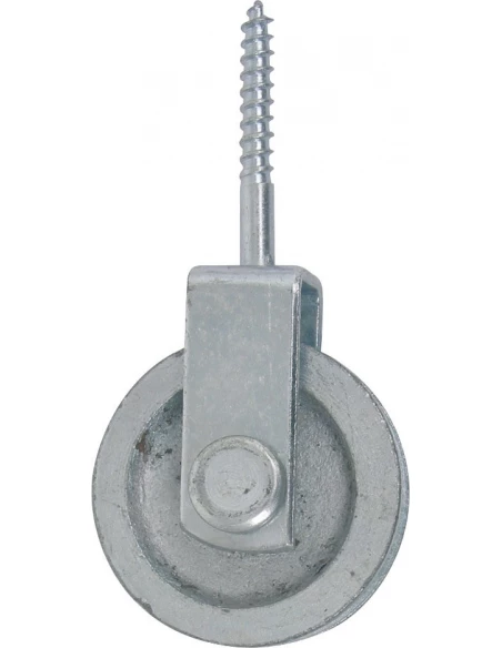 Poulie fonte à vis gorge ronde 40 7,5 7,5