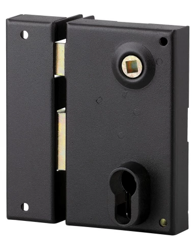 Serrure verticale pour cylindre à fouillot gauche