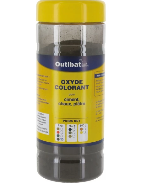 Colorant ciment synthétique noir 1kg