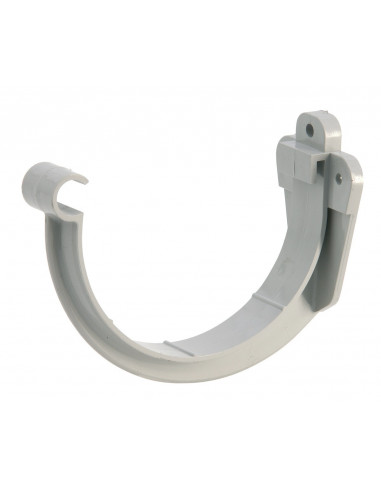 Support Gouttière Gris Demi-Rond Fixation robuste pour gouttière demi-ronde Girpi - Girpi