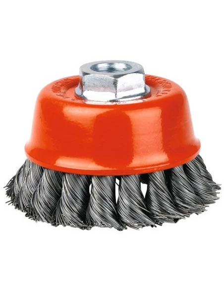 Brosse coupe mèches acier torsadées 70 12500