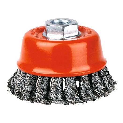 Brosse coupe mèches acier torsadées 100 8500