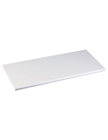 Tablette médium droite blanc 80 x 25 x 1,8