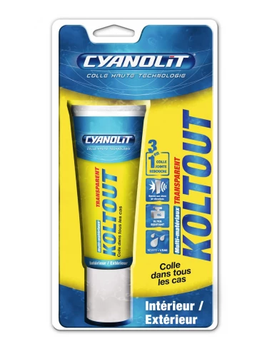 Colle cyanolit koltout transparent tube 50 ml