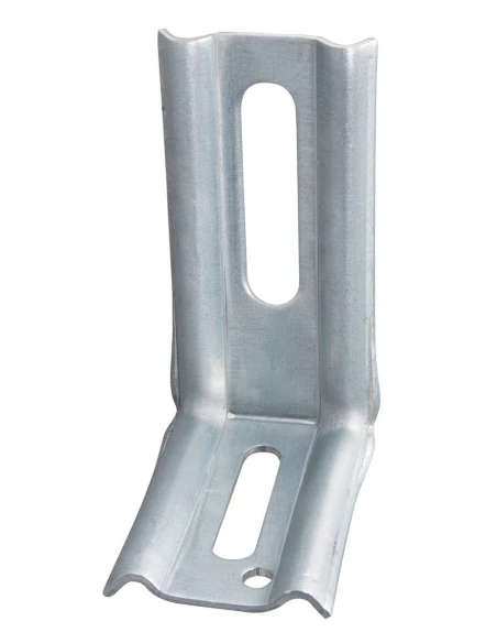 Équerre nervurée 2 pans 100 x 70 x 30