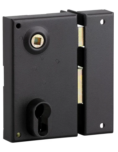 Serrure verticale pour cylindre à fouillot droite