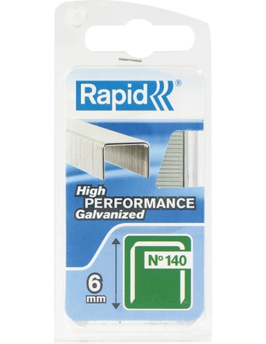Agrafe n°140, 6mm, galva 970 pièces - RAPID