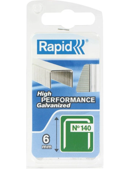Agrafe n°140, 6mm, galva 970 pièces - RAPID