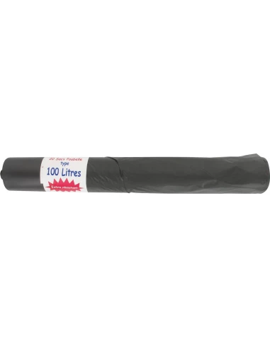 Sac poubelle 100 l h 87 x l 82 cm - 35 microns