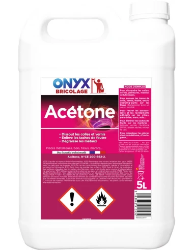 Acétone bidon 5 litres - ONYX