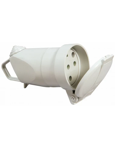 Fiche Plastique Plexo 3p+n+t 20 A Legrand - Femelle - Gris