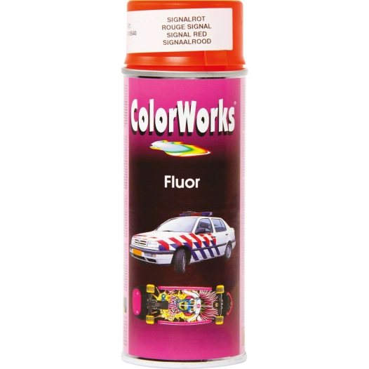 Peinture fluorescente aérosol 400ml fluo rg/ora