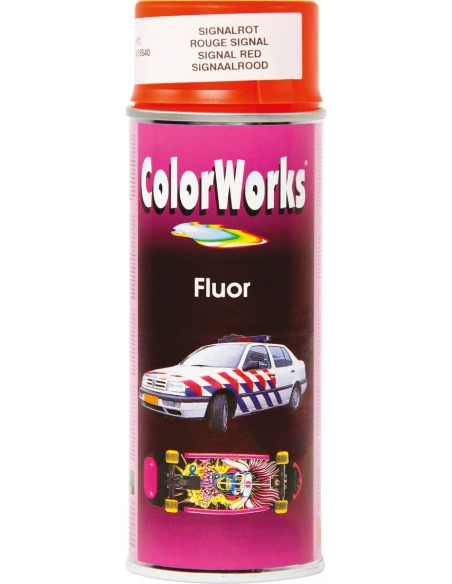 Peinture fluorescente aérosol 400ml fluo rg/ora