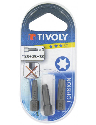 Embout torsion pour vis étoilée 1 t25