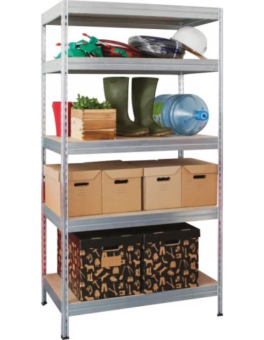 Etagère stabil bg 5 tablettes- 175 kg par tablette 192 x 90 x 40