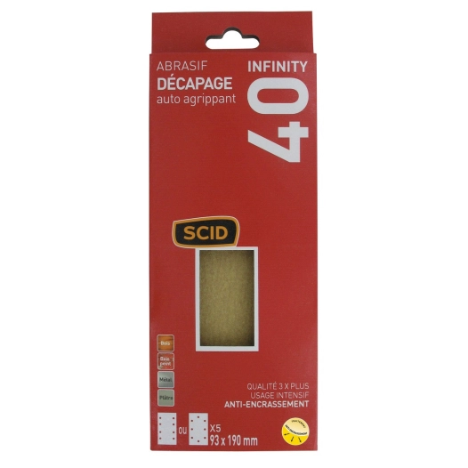 Patin auto-agrippant 93 x 190 mm 40 5