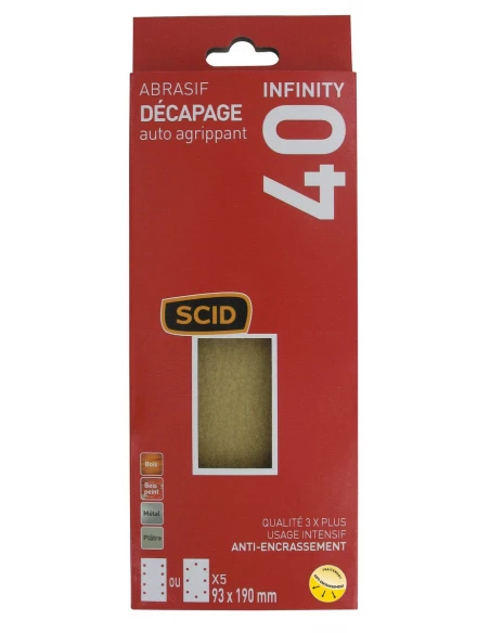 Patin auto-agrippant 93 x 190 mm 40 5