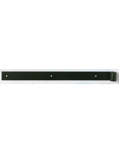 Penture Droite Noire 800mm Robustesse acier, esthétique noire - Poulain