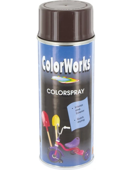 Peinture brillante brun chocolat