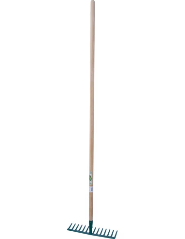 Rateau forgé 14 dents droites manche 1,5m - CAP VERT