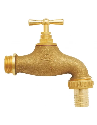 Robinet de jardin en laiton raccord mâle 20x27 d.15MM