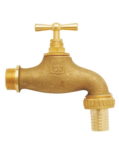 Robinet de jardin en laiton raccord mâle 20x27 d.15MM