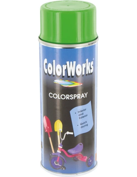 Peinture brillante aérosol 400ml vert prairi