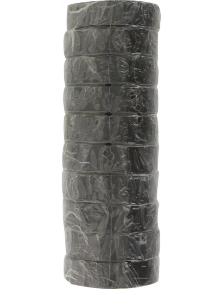 Ruban adhésif pvc noir 15mmx10m/10
